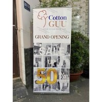 [0.6m x 1.6m] [0.8m x 2m] Đế standee cuộn cao cấp - Standee chân đế Inox