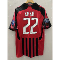 07-08 AC Milan KAKA PIRLO Chất Lượng Hàng Đầu Nhà Retro Áo Bóng Đá Tùy Chỉnh Áo Thun NESTA INZAGHI