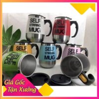 (0869) Cốc pha cafe tự khuấy nhựa inox tay cầm /Cốc khuấy cafe ruột inox giá tốt .