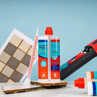 09 xám bạc _Keo Chít Mạch Epoxy 2 Thành Phần- Keo chà ron AB KGT 400ml ( Chống Thấm - Chống Bám Bụi)