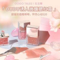 0913 03GOGOGO TALES Gogo Dance Đơn Sắc Blush Kem Mở Rộng Co Màu Xanh Tím Blush Bùn Lỏng Rouge Nữ Matte