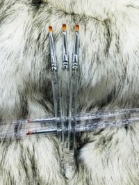 0916 Cọ bản oval số 2 vẽ móng cán trong