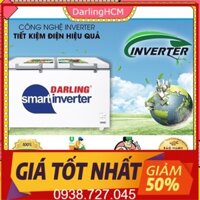 0938.727.045 [Hàng chính hãng] Tủ đông Darling 470 lít 2 ngăn 4699WSI có Inverter (freeship TPHCM)