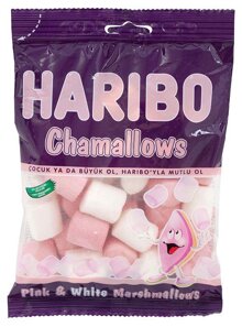 Kẹo xốp Haribo Chamallows Pink & White 70g