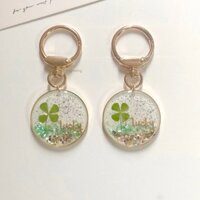 [1 + 1] Móc khóa cỏ bốn lá Gayoung