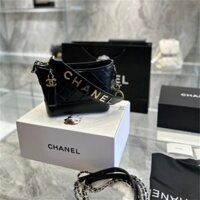 1: 1 xiaoxiangshan tre lang thang túi xách nữ vàng đen túi đeo vai da bò thật túi đeo chéo thời trang nữ cỡ nhỏ 25cm lớn: 26cm