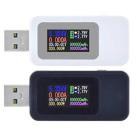 1 10 trong USB Tester DC kỹ thuật số hiện tại Ampe Voltage Meter Detector kho báu sạc ch