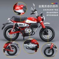 1 / 12 Honda Little Monkey 125 Hợp Kim Xe Máy Mô Hình Mô Phỏng Kim Loại Đầu Máy Hai Gót Xe Máy Xe Tay Ga