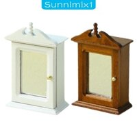 1 / 12 Tủ Quần Áo Nhà Búp Bê Trang Trí Đồ trang trí Nội Thất Cổ Điển Cho Bé Gái Trẻ Em Bé Trai