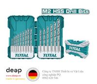 1-12mm Bộ mũi khoan kim loại HSS M2 15 chi tiết Total TACSDL51502 DEEP20 www.yeuhangduc.vn l Sẵn sàng cho bạn