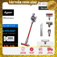 [1-14.12 Tặng đầu hút nệm 890k] Máy hút bụi không dây Dyson V8 Slim ™ Fluffy