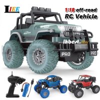 1: 18 RC Xe Hợp Kim Điều Khiển Từ Xa Off road Xe Tải Đồ Chơi Sạc Leo Núi Địa Hình Xe Điện Đồ Chơi