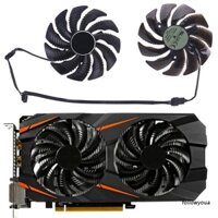 1 / 2 Quạt Tản Nhiệt 88mm T129215Su 4pin Cho Gigabyte Geforce Gtx1060 1650 1070 Gtx 1050ti Gtx 960 Rx570 Rx470S Thẻ Đồ Họa