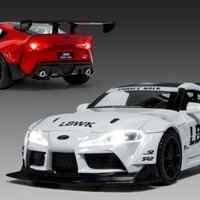 1: 22 Lớn Toyota Supra Bull Demon King Xe Mô Hình Hợp Kim Mô Phỏng Đồ Trang Trí Bé Trai Âm Thanh Ánh Sáng Đồ Chơi Trẻ Em20250331