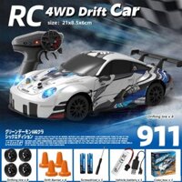 1 / 24 RC 4WD Drift Đóng thế Xe Porsche 911 Model Tỷ lệ bướm ga Điều khiển từ xa AE86 Đua xe tốc độ cao Đồ chơi ô tô MINI Sinh nhật Quà tặng Giáng sinh