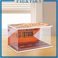 1 / 24 Xe Mô Hình Hiển Thị Ốp Lưng 1 / 24 Phong Cảnh Diorama Đỗ Xe Ô Tô Chống Bụi Hiển Thị Có Đèn Cho Xe Hợp Kim