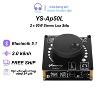 【1-3 ngày để đến】YS-Ap50L Bộ Khuếch Đại Âm Thanh Bluetooth 5.1 50wx2 phiên bản mini DC12-24V