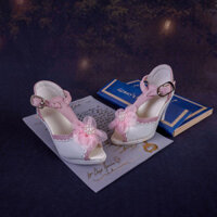 1 / 3 Nữ BJD Giày Sandal Cao Gót Ren Màu Phù Hợp Với Hoa Lớn 1 / 3SD Giày Búp Bê