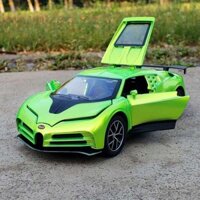 1: 32 Bugatti Centodieci Die Cast Alloy Phiên bản kỷ niệm 110 năm Âm thanh và Ánh sáng Xe mô hình sưu tập Đồ chơi trẻ em