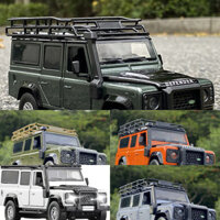 1: 32 Range Rover Defender Hợp kim Diecast Kim loại Xe địa hình Mô hình ô tô Bộ sưu tập mô phỏng Đồ chơi trẻ em Quà tặng