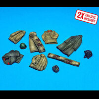 1 / 35 Quần áo quân đội Liên Xô WW II, Mô hình nhựa người lính, Chủ đề quân sự, Bộ không lắp ráp và không sơn