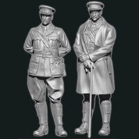 1 / 35 Sĩ quan Bỉ, Lính mô hình nhựa, Chủ đề quân sự, Bộ không lắp ráp và không sơn
