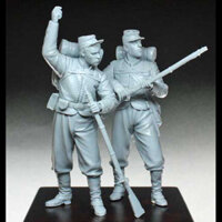 1 / 35 Trung Đoàn 14 Đuổi Theo, Mô Hình Nhựa Lính, Chủ Đề Quân Sự, Bộ Không Lắp Ráp Và Không Sơn