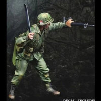 1 / 35 VIỆT NAM WAR Hoa Kỳ Soldier, người lính mô hình nhựa, chủ đề quân sự, bộ không lắp ráp và không sơn