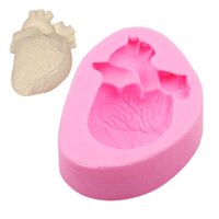 1 * 3D Silicone Dụng Cụ Nướng Bánh Buồng Chân Không Halloween Trang Trí Bánh Dụng Cụ Trái Tim Khuôn Bánh Khuôn Mẫu