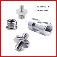 1 / 4 và 3 / 8 Vít có thể hoán đổi cho nhau Phụ kiện chụp ảnh Cơ sở Gimbal Chuyển đổi Chân máy một phần tư sang 3 / 8 Hạt