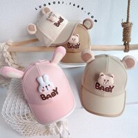 (1-4Y) Mũ lưỡi trai vải cotton thời trang mùa hè cho bé 1-4 tuổi MU2534