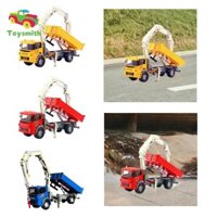 1 / 60 Cần cẩu Xe tải Đồ chơi Kỹ thuật thực tế Xe mô hình cần cẩu di động thu nhỏ