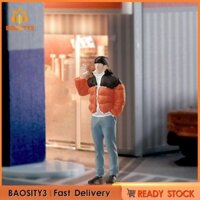 1 / 64 Bức tượng người thu nhỏ vẽ tay cho đạo cụ chụp ảnh Diorama