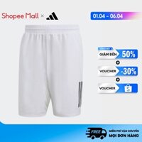 [1-6.4 - VOUCHER 40%]adidas Quần vợt Quần Short Tennis 3 Sọc Club Nam trắng HS3251