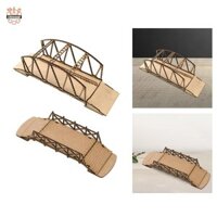 1 / 72 Châu Âu Cầu Gỗ Bộ Dụng Cụ Mô Hình 3D Xếp Hình Bộ Sưu Tập Lắp Ráp Mô Hình Đồ Chơi Bằng Gỗ DIY Cho Trẻ Em Người Lớn Micro Phong Cảnh