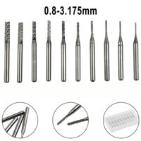 1 / 8 "0.8-3.175mm Bộ mũi khoan PCB Khắc Máy cắt CNC End Mill Ark