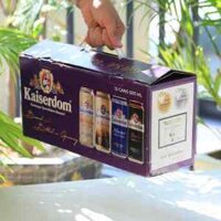 (1% ABV) Xách Bia Tết 12 Lon Bia Kaiserdom