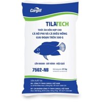 1 bao 25kg cám cá cargill 7562 28% đạm cho cá ăn - hoặc câu cá,rô phi,điêu hồng.