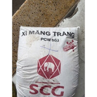 1 bao xi măng trắng SCG 40Kg Loại tốt