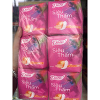 1 bịch BVS Diana dày siêu thấm cánh/ không cánh (6 gói)
