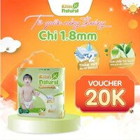 [1 BỊCH GIẢM GIÁ] Tã Bỉm Kitin Natural chống hăm, kháng khuẩn, siêu mỏng mịn, an toàn, đủ size cho bé
