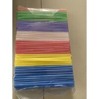 1 Bịch ống hút trà sữa nhiều màu 450g khoảng 200 ống hút