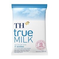 1 Bịch sữa tươi TH true MILK ít đường 220 ml