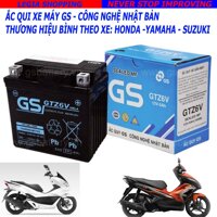 1 BÌNH ẮC QUI XE MÁY GS GTZ6V 12V 5AH - BẢO HÀNH 6 THÁNG