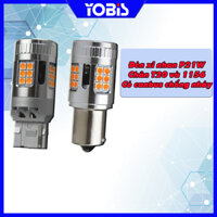 1 Bộ ( 2 Bóng) – Đèn LED Xi Nhan T20-7440, 1156-150 độ, 1156-180 độ Gắn Cho Xe Hơi Màu Vàng Chống Nháy Nhanh