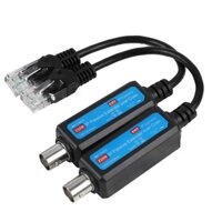 1 Bộ 2 Dây Cáp Đồng Trục Truyền Tín Hiệu Mạng 10 / 100mbps 220M HD BNC Sang RJ45 8MP