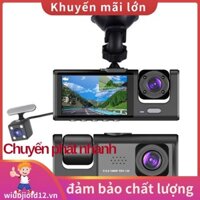 1 Bộ 3 Camera Dash Cam 1080P Màn Hình 2 Inch Dashcam Đen Trình Điều Khiển Ghi Hình Cho Taxi Uber Xe DVR Camera Sau Đa Năng. wiubjiofd12vn