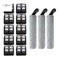 1 Bộ Bàn Chải Con Lăn Mềm Phụ Kiện Dự Phòng Máy Hút Bụi Khô Ướt Con Lăn Bộ Lọc Hepa Phụ Kiện Cho Dreame H12 Pro / H12 Plus / H12 Core
