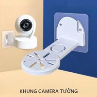 1 Bộ Camera Giám Sát Giá Đỡ Móng Tay Giá Rẻ Treo Tường Đế Keo Vít Chân Đế Cho Camera Giám Sát Đứng