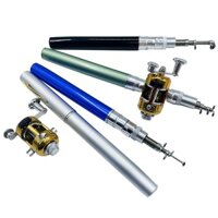 1 Bộ Cần Câu Cá mini Hình Cây Bút Bỏ Túi Có Thể Thu Gọn